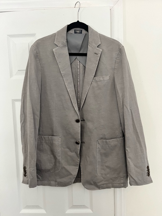 Faherty Other - Faherty Light Gray Men's Blazer with Slate Lining